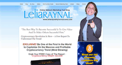 Desktop Screenshot of leliaraynal4yoursuccess.com