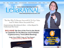 Tablet Screenshot of leliaraynal4yoursuccess.com